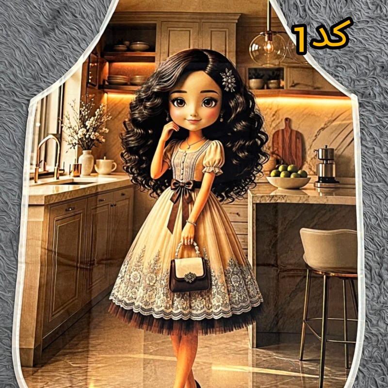 پیشبند مخمل فانتزی (کد۱)