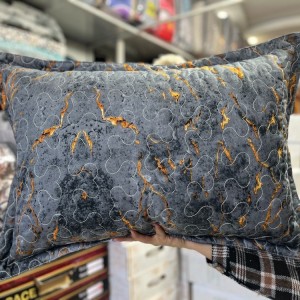 روبالشی نخی (زمینه طوسی رگه نارنجی) جفتی 260.000