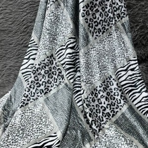 پتو ژله ای پوستی دونفره(طوسی)