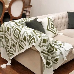 شال مبل پانچ سایز۱۴۰در۱۸۰ (سبز زیتونی)