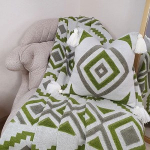 شال مبل پانچ سایز ۱۴۰در۱۸۰(سبز طوسی)