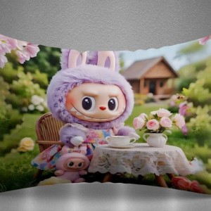 روبالشتی مخمل پورشه عروسکی(لبوبو کنار کلبه)جفتی 320.000