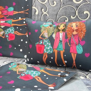 روبالشتی پورشه عروسکی (سه دختر طوسی) جفتی 320.000