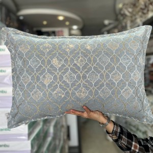 روبالشتی مخمل دوروشانل(زنجیری طوسی روشن)جفتی 670.000