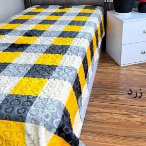 پتو مسافرتی ماندانا تک نفره (زرد)