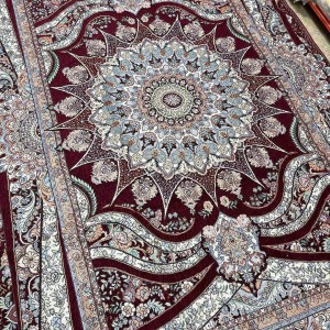 روفرشی مخمل زرک دار زرشکی(مارک یلدای کویر)در۴سایز