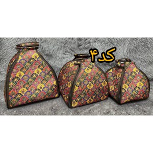 ست جاقابلمه‌ای سه تیکه کرپ(کد۴)
