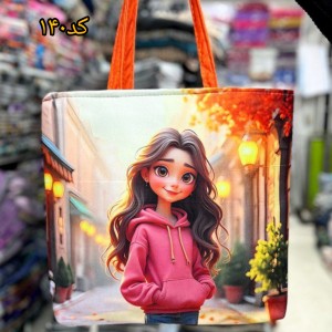کیف سرشانی مخمل عروسکی (کد۱۴۰)