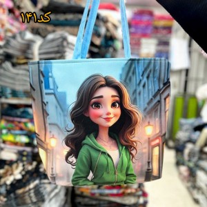 کیف سرشانی مخمل عروسکی(کد۱۴۱)