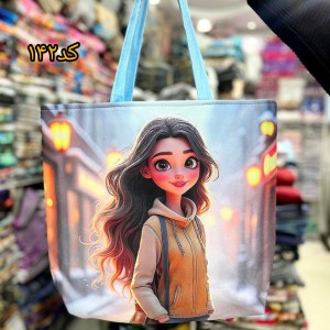 کیف سرشانی مخمل عروسکی (کد۱۴۲)