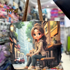 کیف سرشانی مخمل عروسکی(کد۱۴۳)
