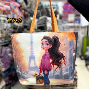 کیف سرشانی مخمل عروسکی(کد۱۴۶)