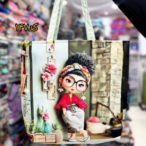 کیف سرشانی مخمل عروسکی(کد۱۴۷)