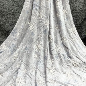 پتو مسافرتی دونفره شبنما (برف سفید)