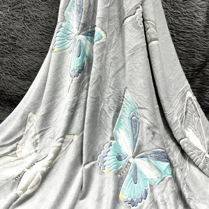 پتو مسافرتی دونفره شبنما(پروانه درشت)