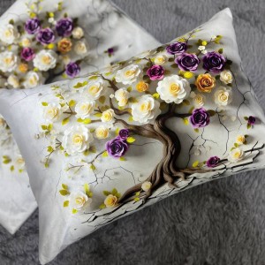 روبالشتی مخمل پورشه (درخت بنفش)