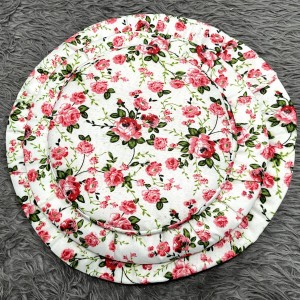 دم کنی سه تیکه نخی (گل ریز صورتی)