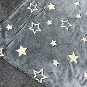 پتو ژله ای شبنما دو نفره (ستاره ابی)