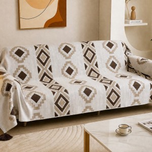 شال مبل پانچ در دوسایز(قهوه ای تیره)