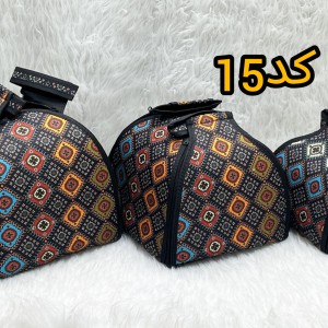 جا قابلمه‌ای سه تیکه کرپ(کد۱۵)