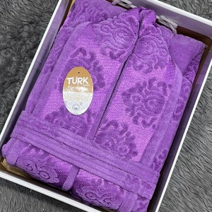 حوله تن پوش ترک سایز 125(یاسی)