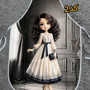 پیشبند مخمل فانتزی (کد۲)