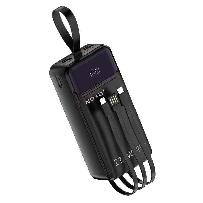 پاوربانک نوکسو با ظرفیت 30000 میلی‌آمپر ساعت توان 22.5 وات مدل PN-3