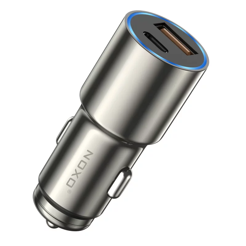 شارژر فندکی ماشین  نوکسو CCN-3 | سوپر فست شارژ 48W با PD 30W + QC3.0 | بدنه فلزی