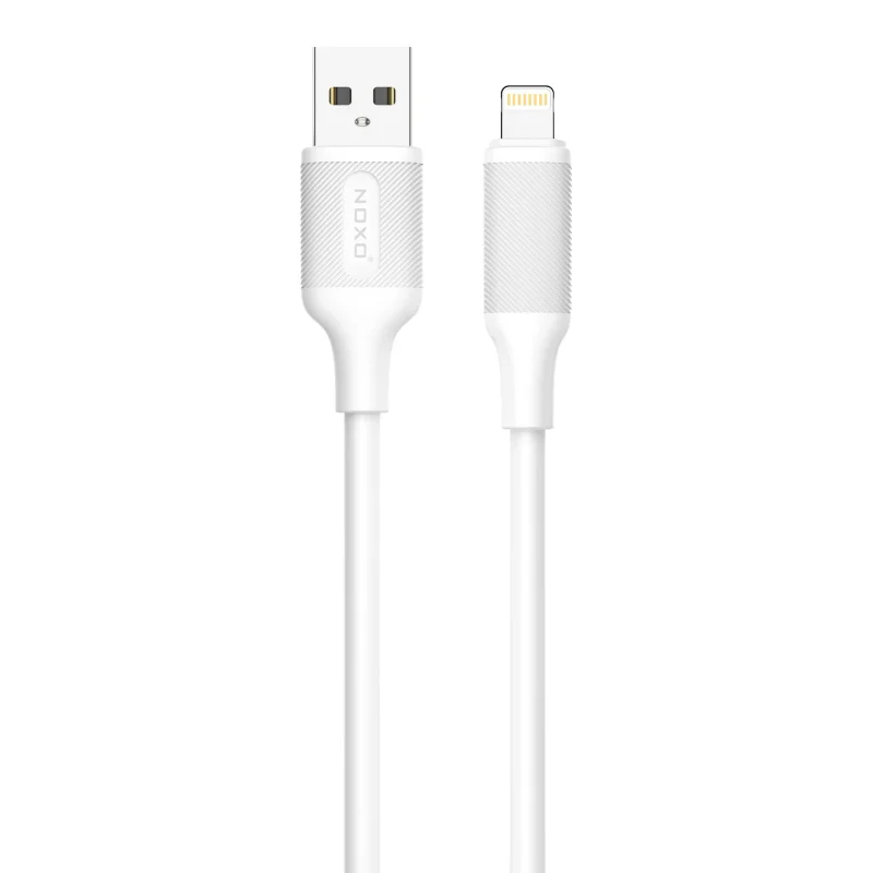 کابل تبدیل USB-A به Lightning نوکسو مدل  CN-1 طول 1متر شارژ سریع 2.4 آمپر