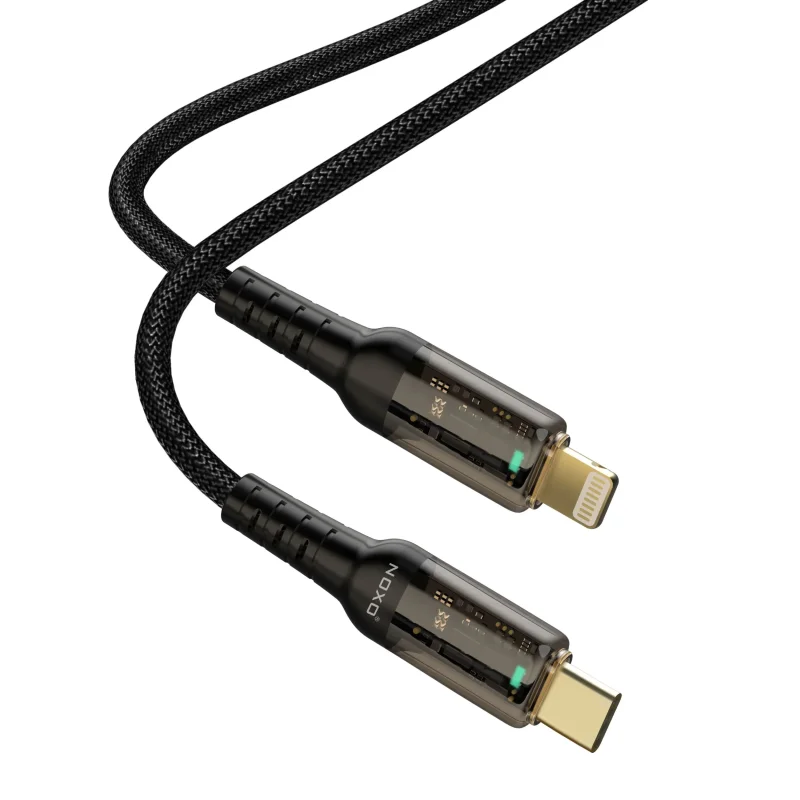 کابل تبدیل 30 وات   Type-C به Lightning  نوکسو مدل CN-3 طول  1.2 متر