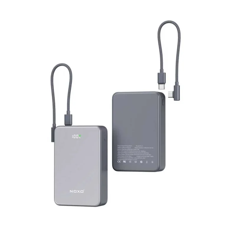 پاوربانک نوکسو با ظرفیت 20000 میلی‌آمپر ساعت توان  22.5 وات فست شارژ مدل PN-13