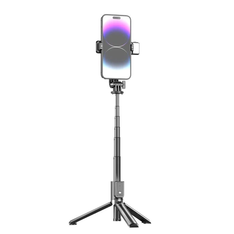مونوپاد سلفی نوکسو مدل SS‑N1 | دسته سلفی چندکاره با چراغ LED و ریموت بلوتوث