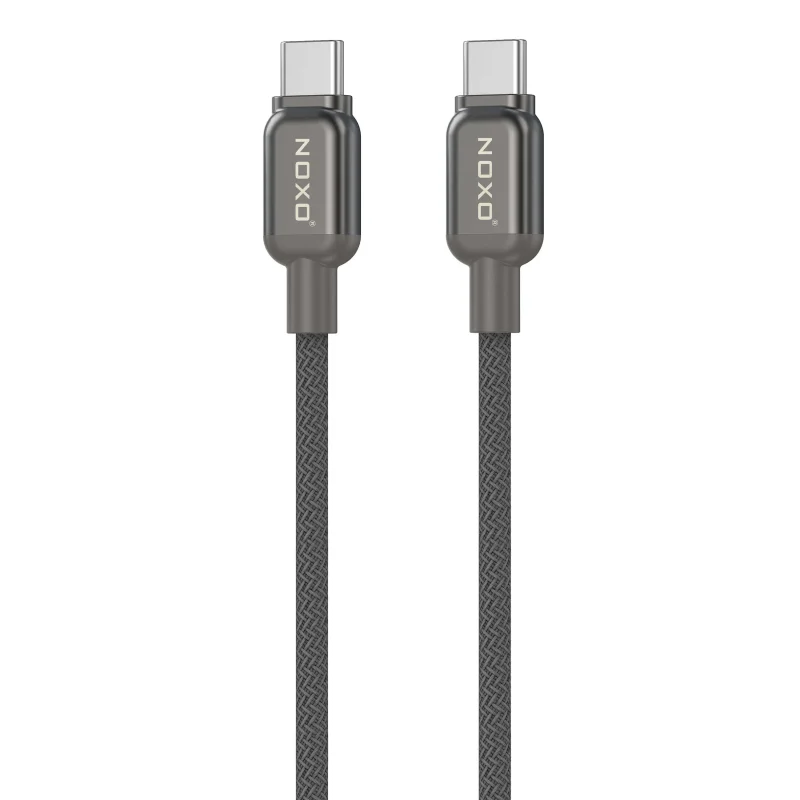 کابل شارژ 60 وات Type-C به Type-C نوکسو مدل CN-10 | نایلونی طول 1.2 متر