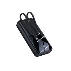 پاوربانک Noxo PN-2 با ظرفیت 20000mAh و شارژ فوق سریع 22.5 وات | خروجی USB-C، USB-A و کابل داخلی