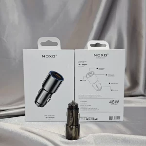 شارژر فندکی ماشین  نوکسو CCN-3 | سوپر فست شارژ 48W با PD 30W + QC3.0 | بدنه فلزی