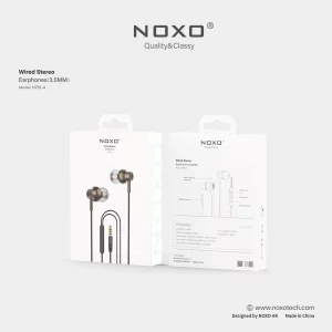 هندزفری سیمی نوکسو مدل HFN-4 | صدای استریو با جک 3.5mm و طراحی سبک