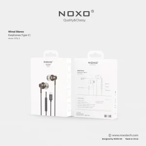 هندزفری سیمی نوکسو مدل HFN-5 با صدای استریو و رابط USB-C | کیفیت بالا و طراحی مقاوم
