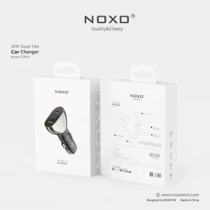 قیمت و خرید شارژر فندکی نوکسو CCN-4 شارژ سوپر فست 85 وات با PD30W + QC4.0