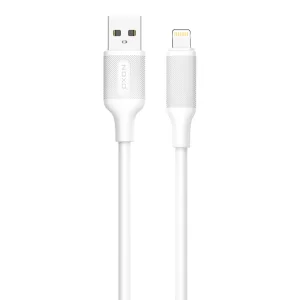 کابل تبدیل USB-A به Lightning نوکسو مدل  CN-1 طول 1متر شارژ سریع 2.4 آمپر