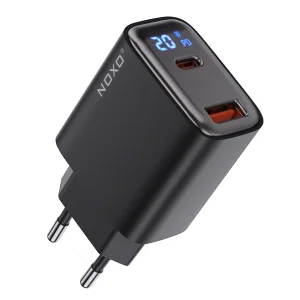 قیمت و خرید شارژر دیواری ۲۰ وات PD و QC3.0 نوکسو مدل CHN-6 با ۲ پورت USB-A + USB-C