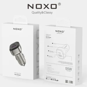 قیمت و خرید شارژر فندکی 55 وات دو پورت نوکسو مدل CCN‑P‑5