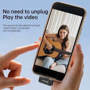 قیمت و خرید میکروفون بی‌سیم نوکسو مدل MC-N1 با تکنولوژی هوش مصنوعی | ضبط حرفه‌ای صدا