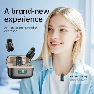 قیمت و خرید میکروفون بی‌سیم نوکسو مدل MC-N1 با تکنولوژی هوش مصنوعی | ضبط حرفه‌ای صدا