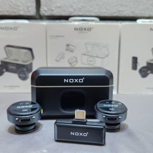 میکروفون بی‌سیم نوکسو مدل MC‑N2 دو کاربره Type‑C | نویز کنسلینگ هوشمند + باتری 40 ساعته