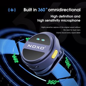 قیمت و خرید میکروفون بی‌سیم نوکسو مدل MC‑N2 دو کاربره Type‑C | نویز کنسلینگ هوشمند + باتری 40 ساعته