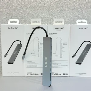 قیمت و خرید هاب 9 پورت Type‑C نوکسو مدل HUB‑N1 | مبدل 9 در1 با HDMI 4K، PD 100W و USB 5Gbps