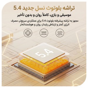 قیمت و خرید هدفون بلوتوثی نویز کنسلینگ نوکسو مدل TN‑8 با ANC+ENC و 4 میکروفون