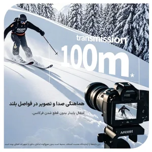 میکروفون بی‌ سیم یقه‌ای نوکسو مدل MC‑N1 دو میکروفونه با اتصال USB‑C و نویز کنسلینگ