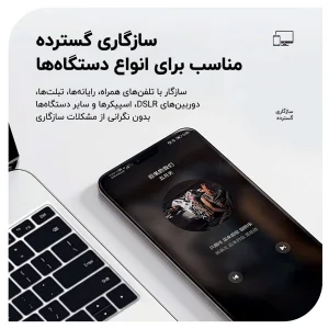 میکروفون بی‌ سیم یقه‌ای دو تایی نوکسو مدل MC‑N2 با کیس شارژ و نویز کنسلینگ