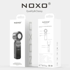 پنکه دستی نوکسو مدل FAN‑N1 تاشو با باتری 3600mAh و نمایشگر دیجیتال